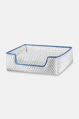 Roller Rabbit Blue Hearts Dog Bed