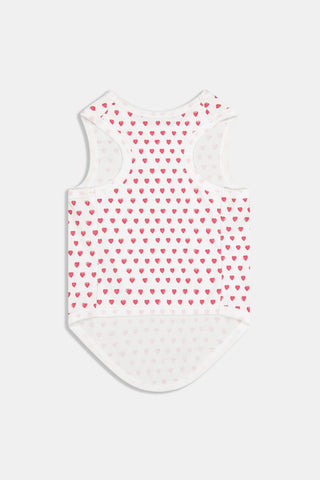 Pink Hearts Dog Pajamas
