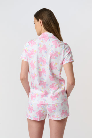 Roller Rabbit Pink Sugar Doily Beaux Polo Pajamas