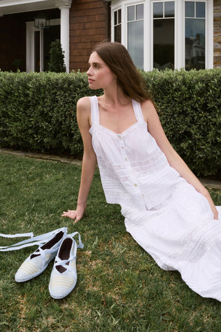 Roller Rabbit White Florence Lace Mae Top