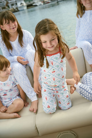 Roller Rabbit Blue Kids 4th of Jemina Noa Set
