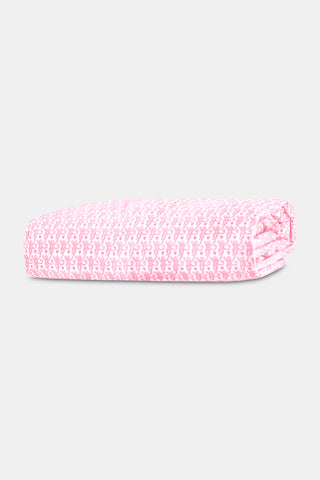 Roller Rabbit Pale Pink Lovely Monkey Duvet Cover