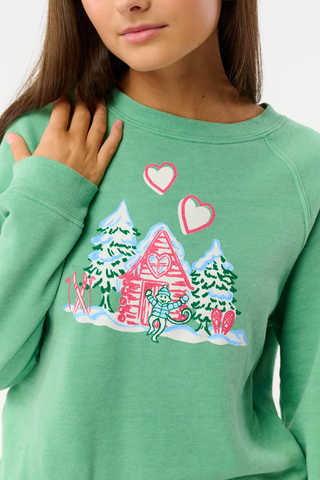 Kids Cozy Cabin Crewneck