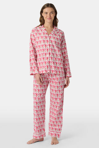 Roller Rabbit Pink Monkey Loungewear