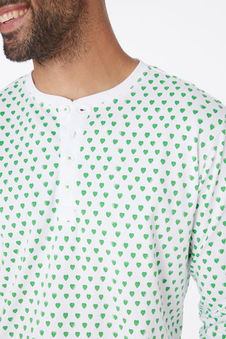 Roller Rabbit Men's Emerald Hearts Spencer Set