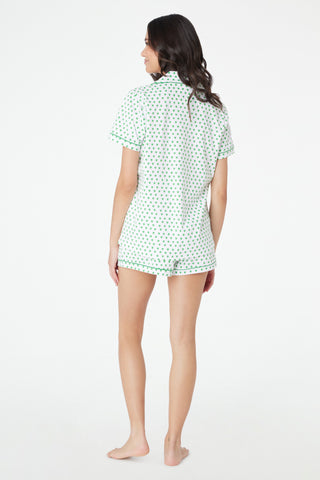 Roller Rabbit Emerald Hearts Polo Pajamasv