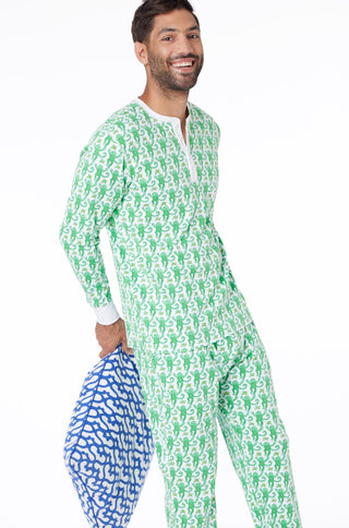 Roller Rabbit Men's Emerald Monkey Spencer Pajamas 