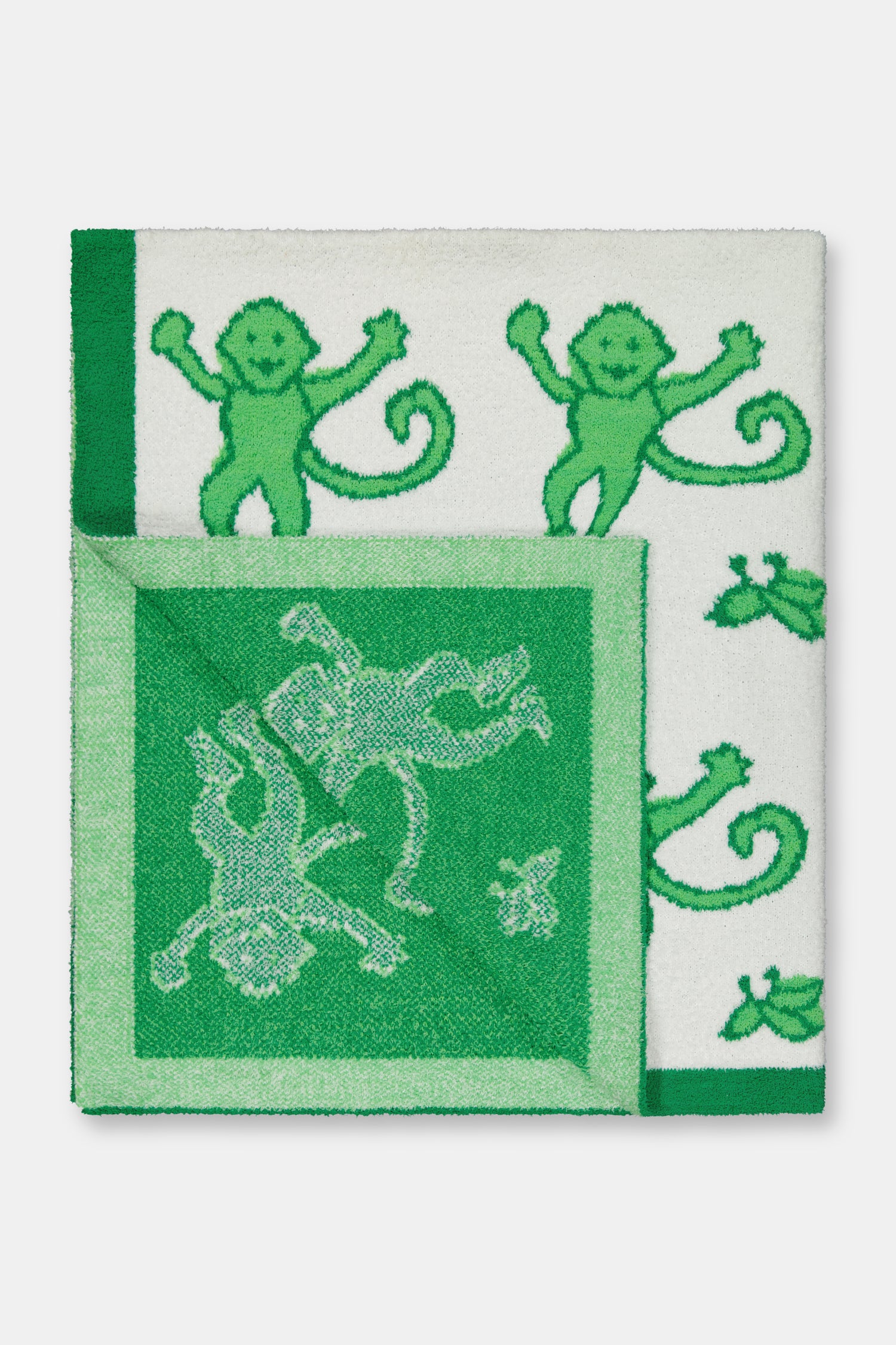 Roller Rabbit Emerald Monkey Dreams Blanket