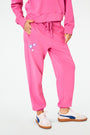 Roller Rabbit Berry Monkey Love Sweatpants