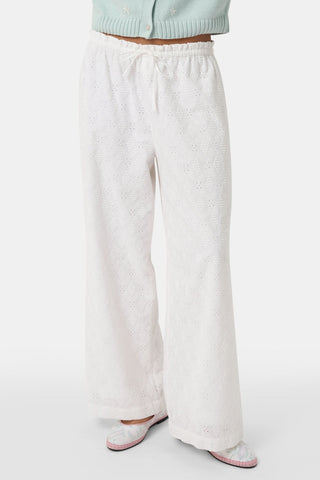 Roller Rabbit White Eyelet Lattice Lynette Pant