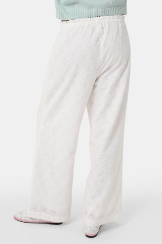 Roller Rabbit White Eyelet Lattice Lynette Pant