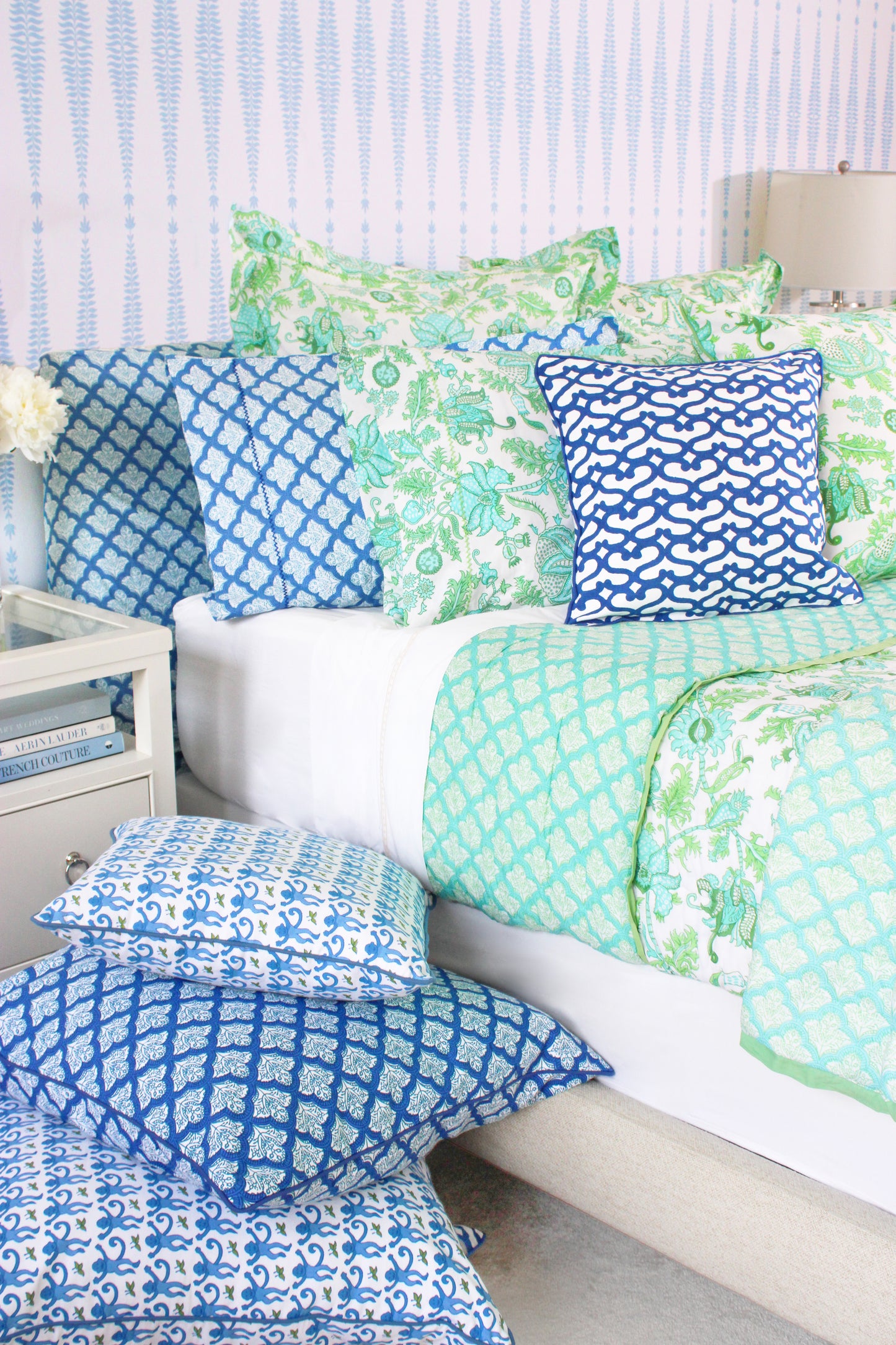 Roller Rabbit Mint Amanda/Jemina Reversible Quilt