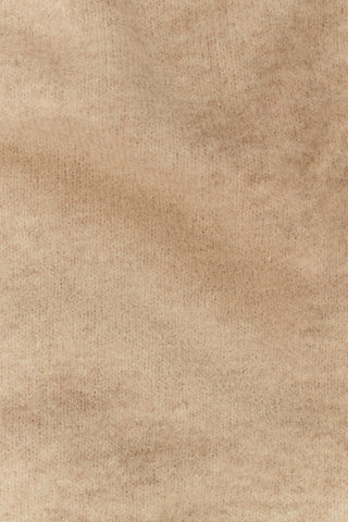 AFFINA Olivia Pant in beige cashmere blend, featuring a flare-leg silhouette, wide-leg fit, and an elastic drawstring waist.