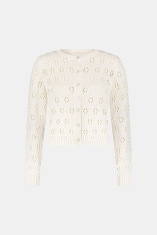 Floral Crochet Moxie Cardigan