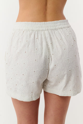Roller Rabbit White Floral Eyelet Cody Shorts