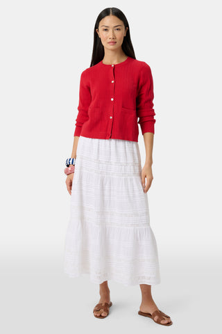 Roller Rabbit White Florence Lace Carlisa Skirt