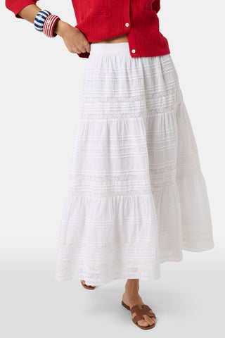 Roller Rabbit White Florence Lace Carlisa Skirt