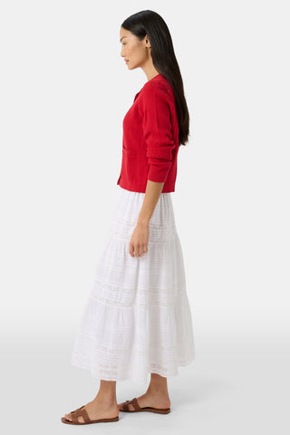 Roller Rabbit White Florence Lace Carlisa Skirt