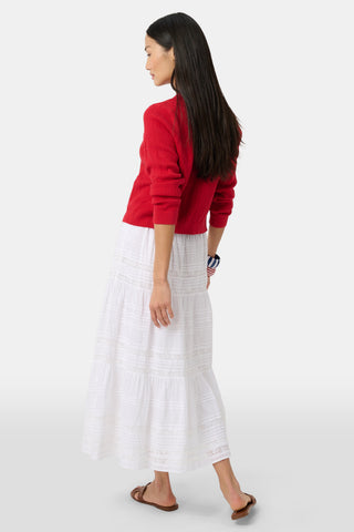 Roller Rabbit White Florence Lace Carlisa Skirt