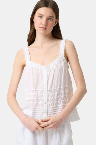 Roller Rabbit White Florence Lace Mae Top