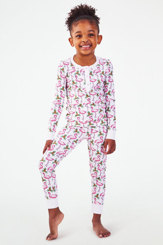 Roller Rabbit Kids Freddy Flamingo Pajamas