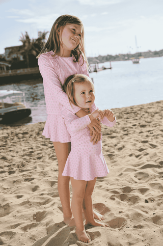 Girls in Roller Rabbit pajamas