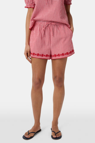 Roller Rabbit Red Gingham James Short