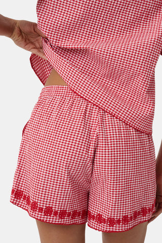 Roller Rabbit Red Gingham James Short
