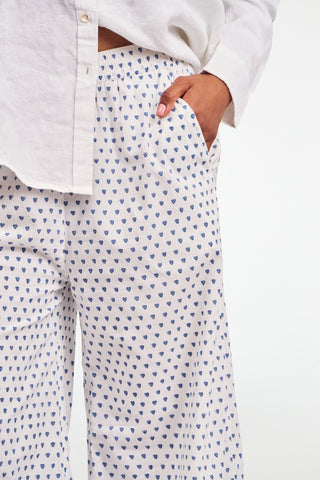Roller Rabbit Blue Hearts Kaylee Pant