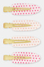 Hearts Makeup Clips