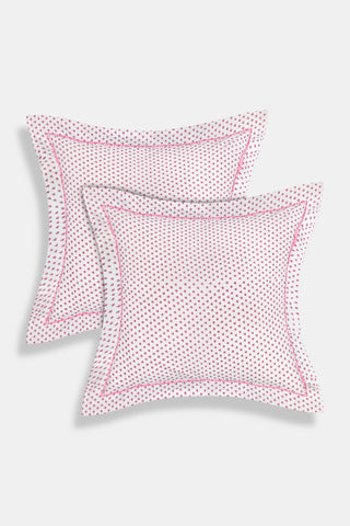 Roller Rabbit Pink Hearts Pillowcase Set