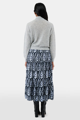 ROLLER RABBIT GREY HEATHER SEQUINS FELICE SWEATER