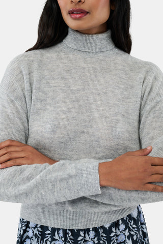 ROLLER RABBIT GREY HEATHER SEQUINS FELICE SWEATER