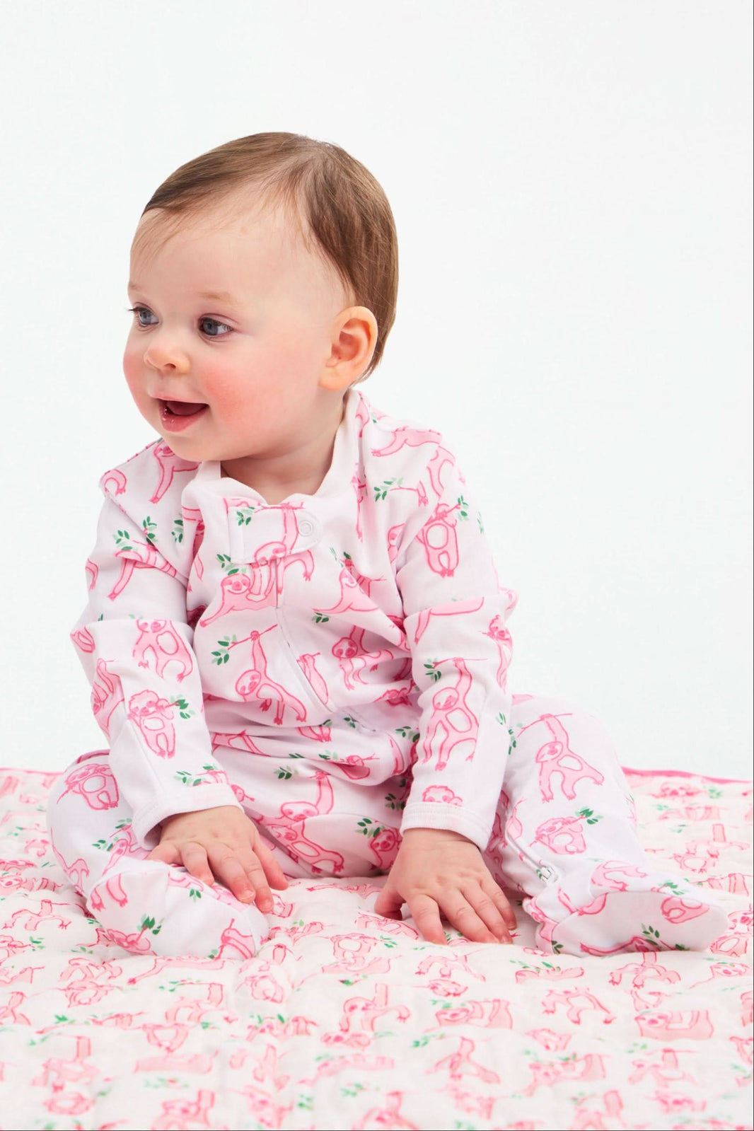 Baby Girl Footie Pajamas – Roller Rabbit