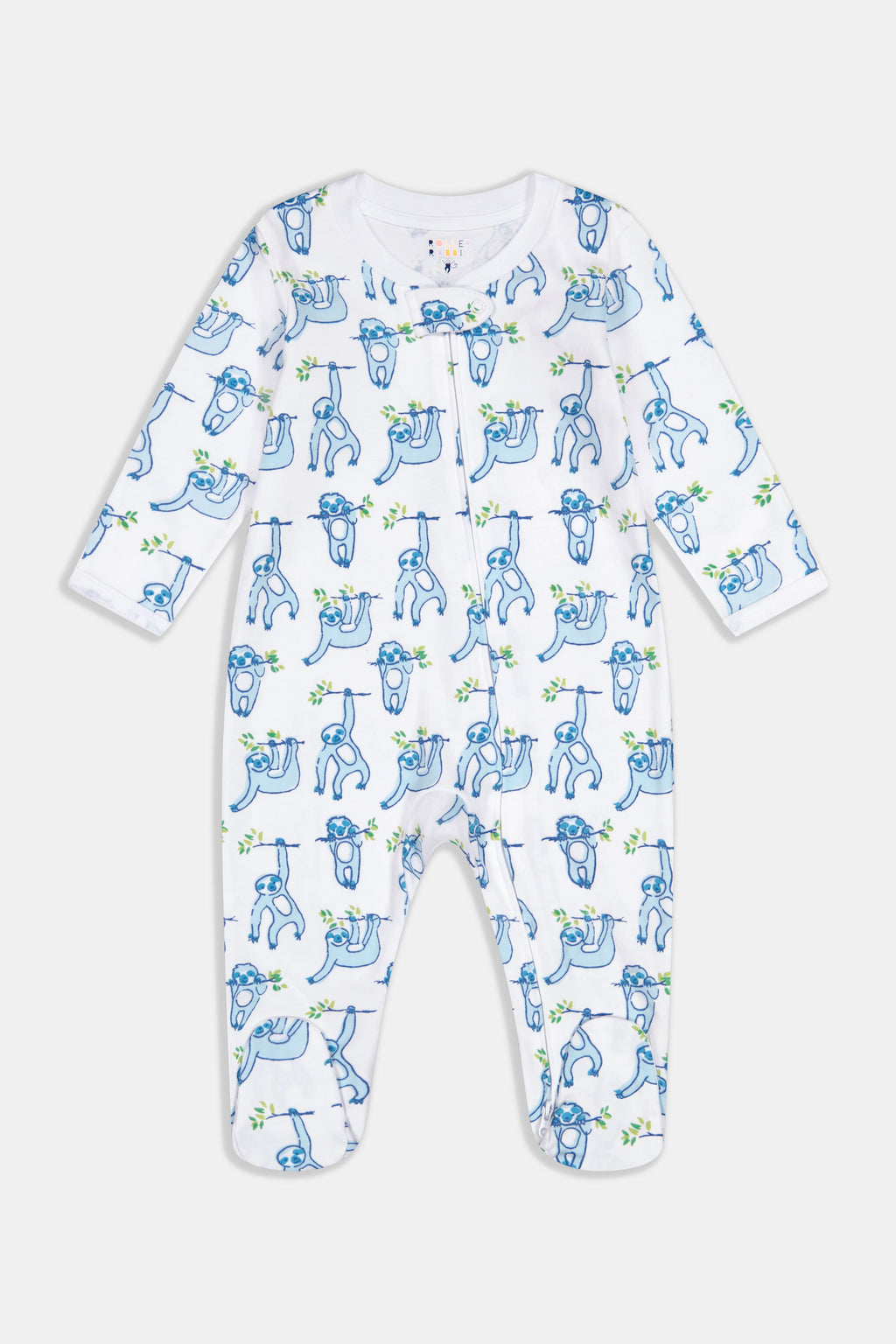 Infant Sleepy Sloth Zipper Footie | Roller Rabbit
