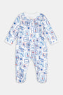 Infant Nantucket Memories Zipper Footie