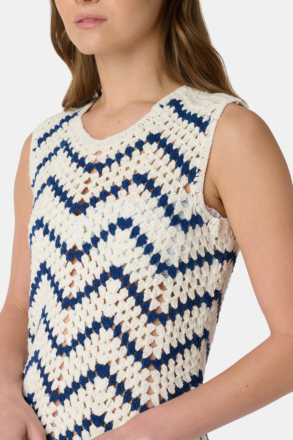 roller rabbit crochet dress Fern Floral Georgina Dress