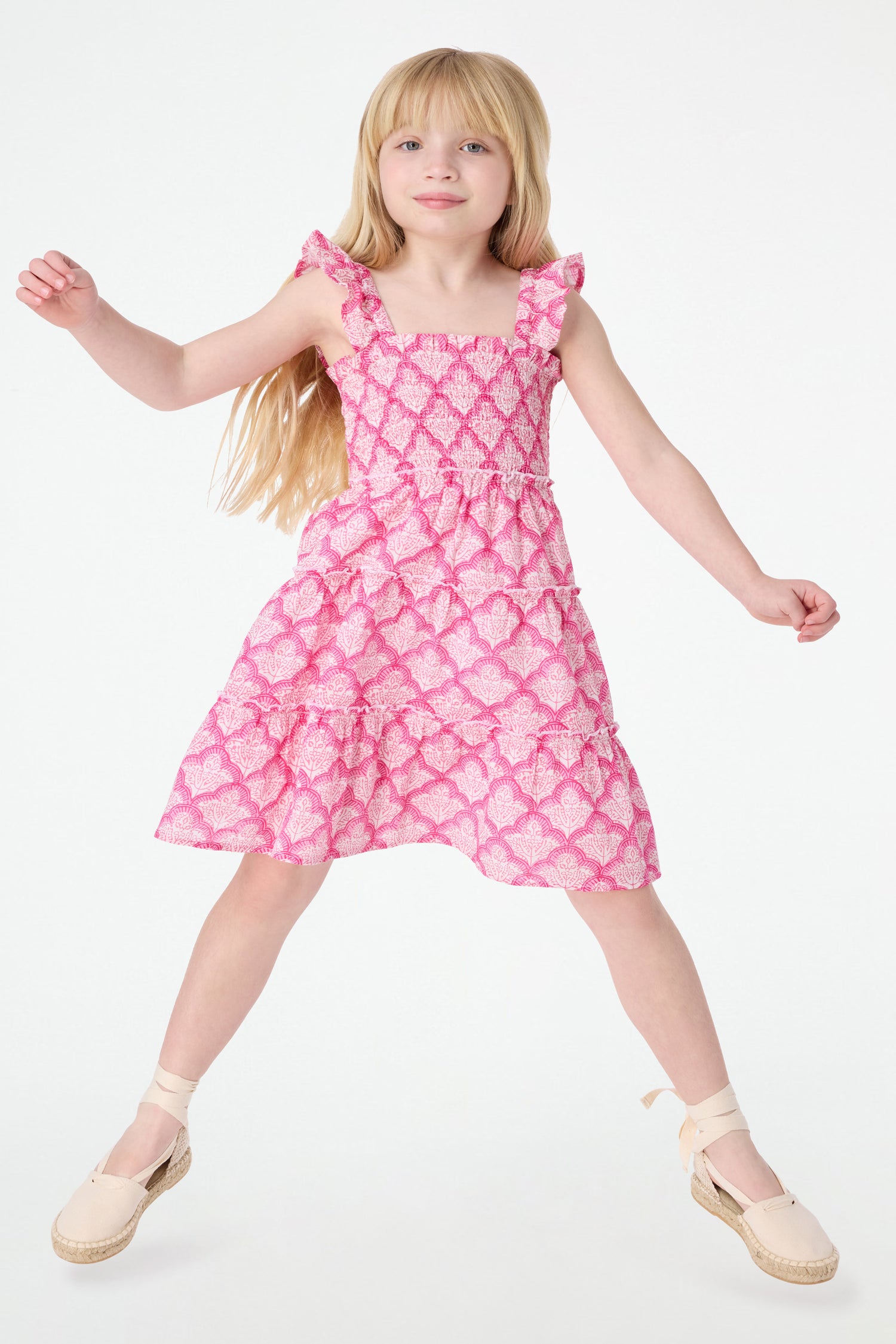 Roller Rabbit Hot Pink Kids Jemina Ceri Dress