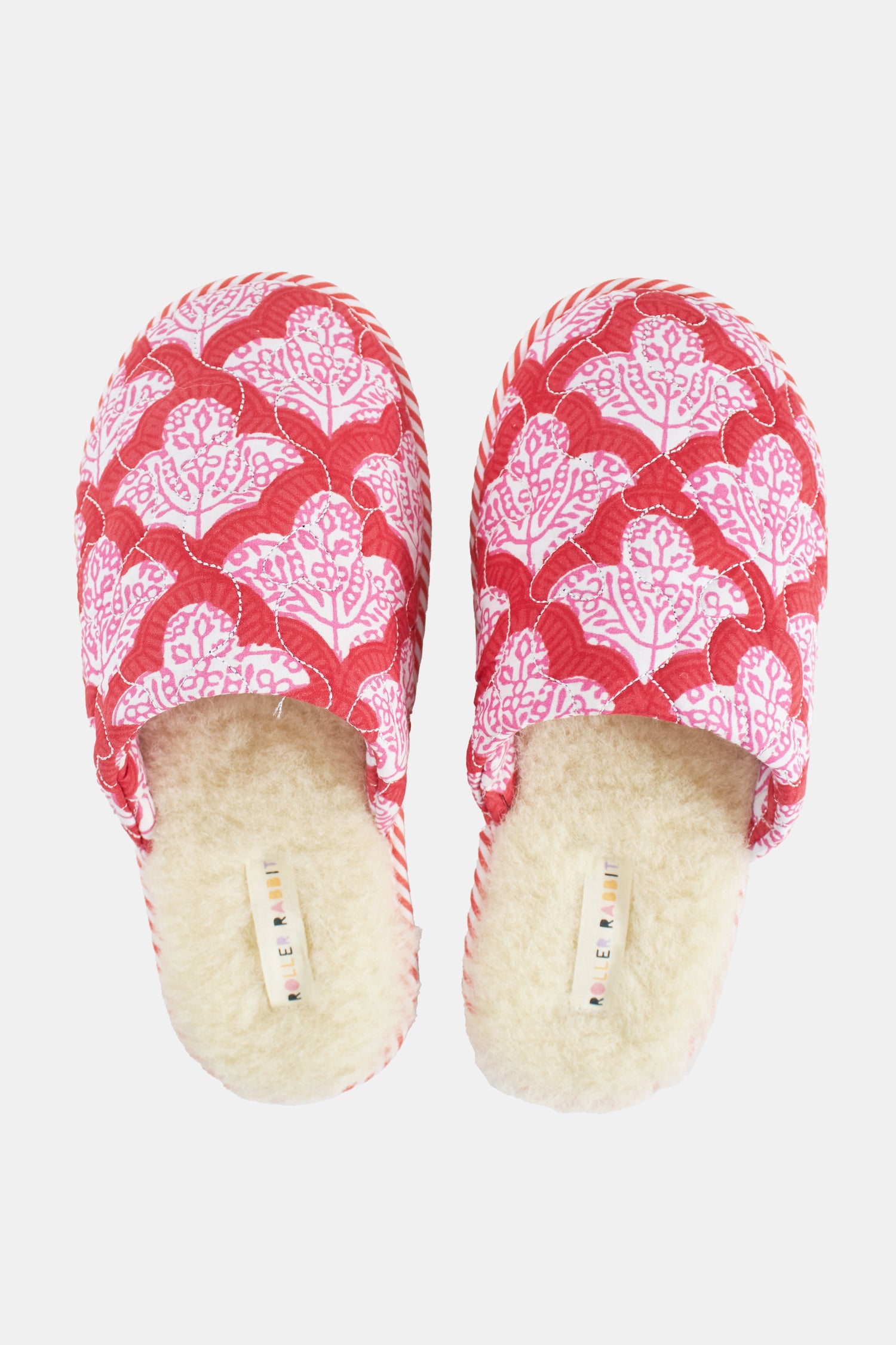 Shop Pink And Red Louis Vuitton Slippers