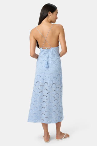 Roller Rabbit Light Blue Jemina Eyelet Athena Dress