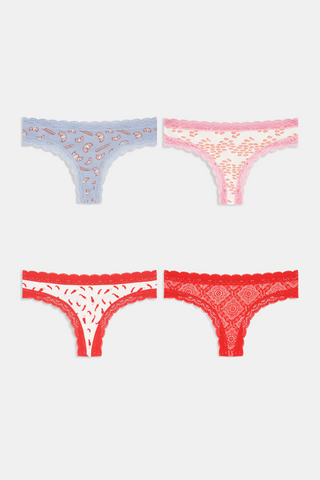 Jet Set Thong 4 Pack