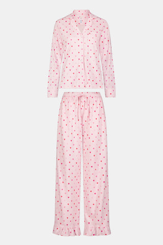 Roller Rabbit Pink Jemina Hearts Kate Lounge Set
