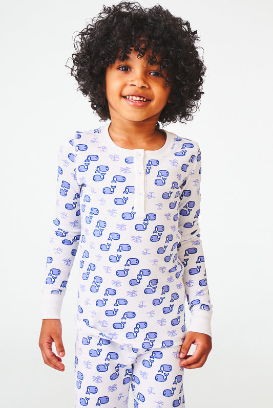 Roller Rabbit Kids Blue Moby Pajamas view 2