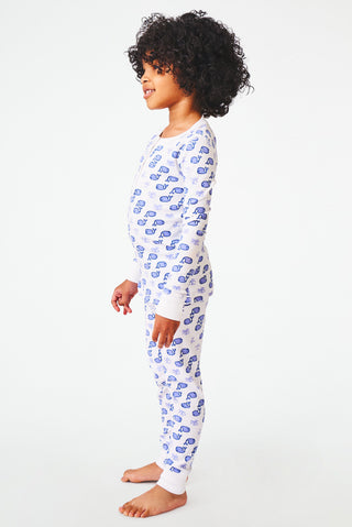 Roller Rabbit Kids Blue Moby Pajamas