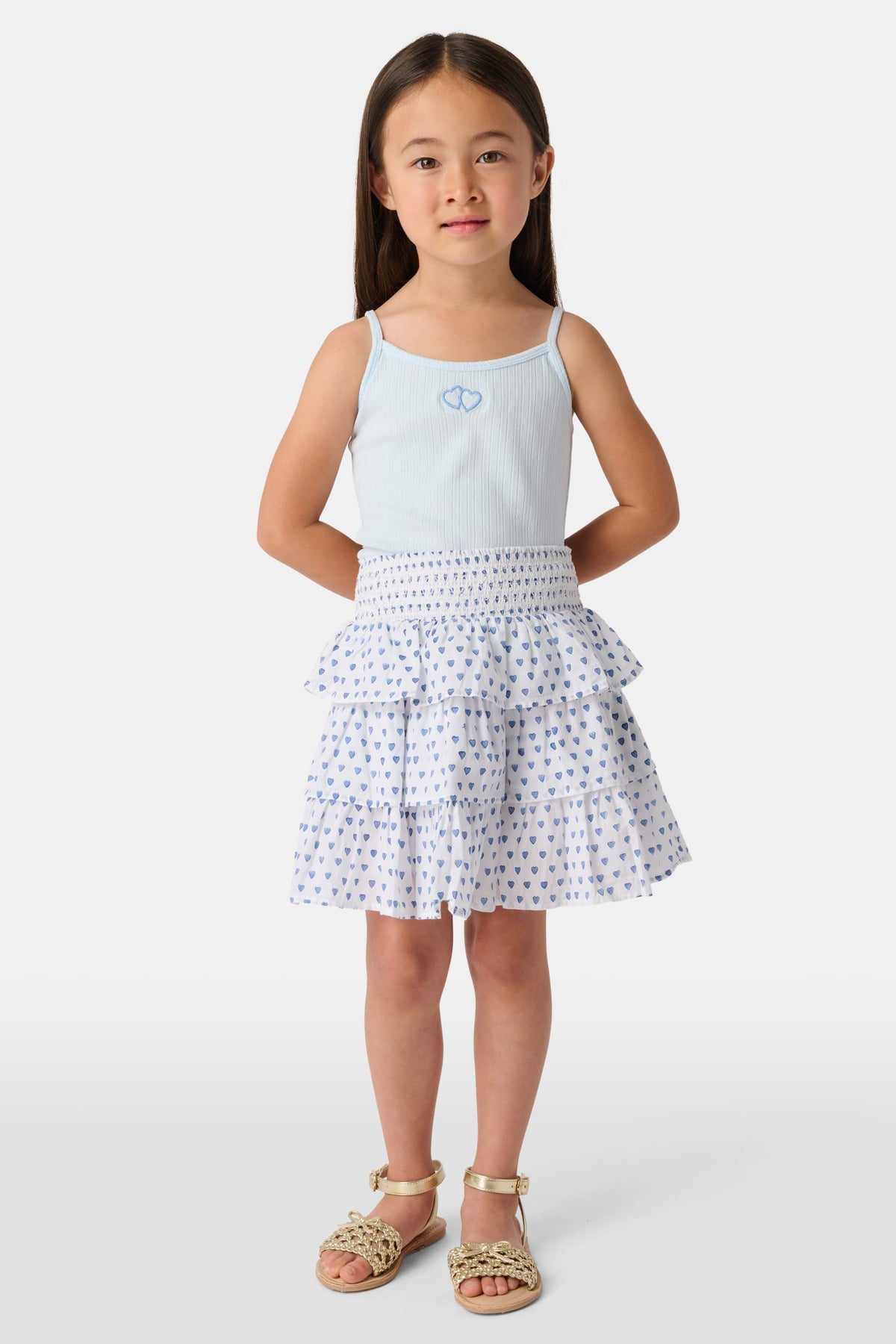 Kids Hearts Pointelle Bridget Cami | ROLLER RABBIT – Roller Rabbit