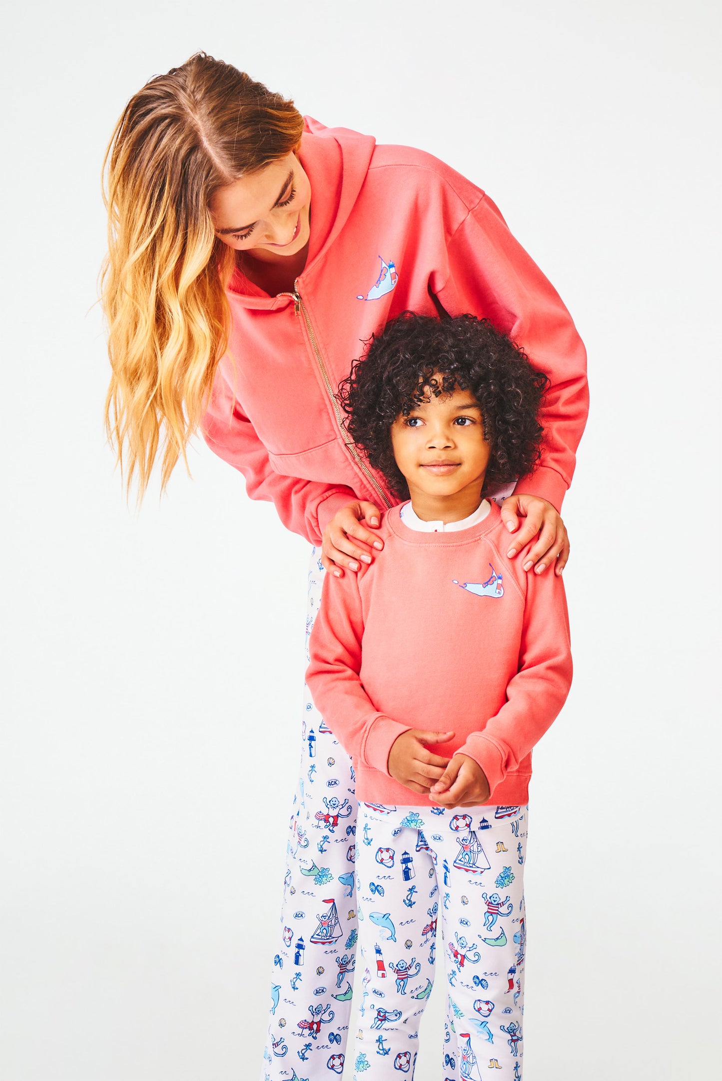 Roller Rabbit Kids Nantucket Monkey Crewneck