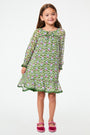 Roller Rabbit Green Kids Olivia Ikat Iria Dress