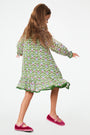 Roller Rabbit Green Kids Olivia Ikat Iria Dress