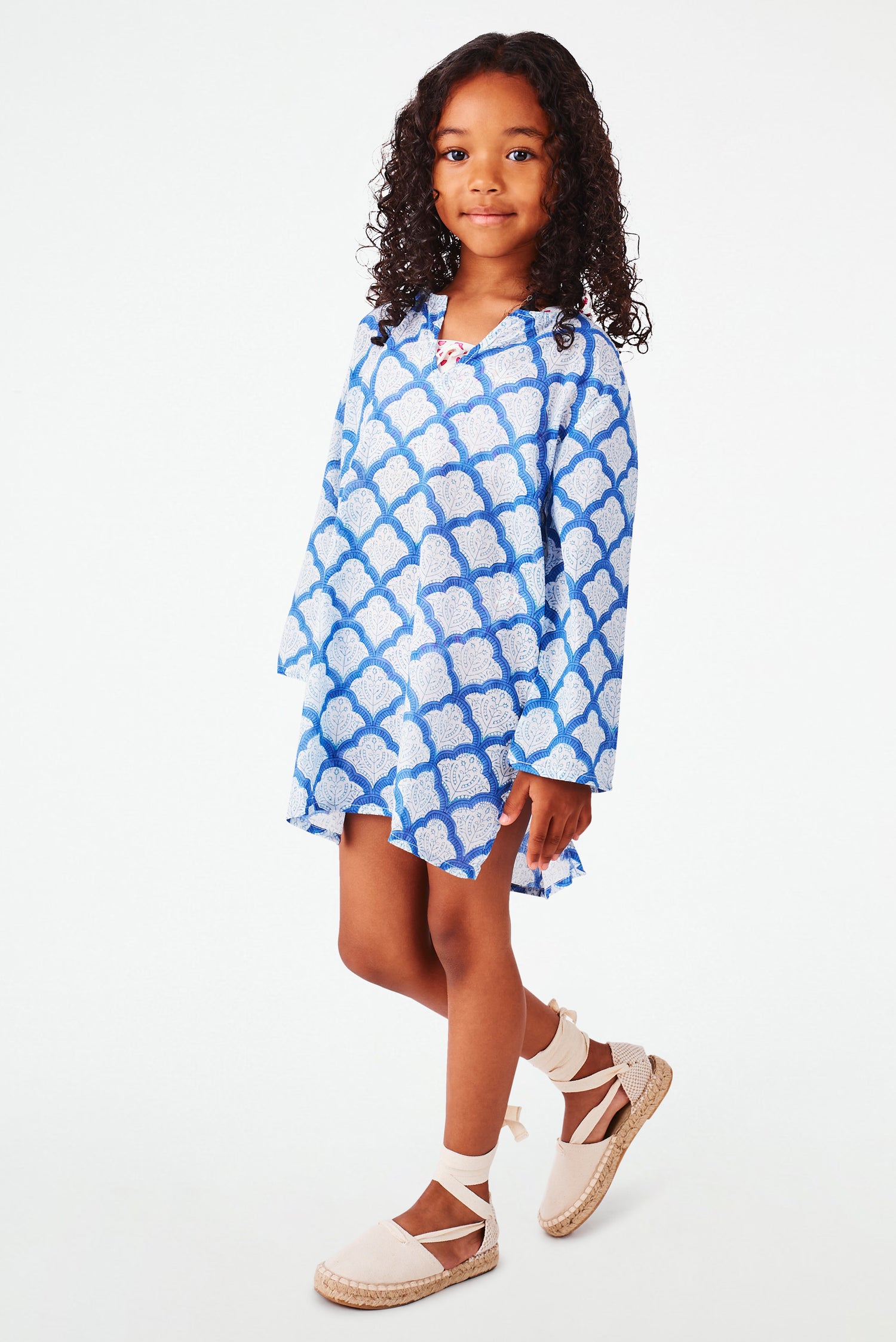 Roller Rabbit Kids Blue Jemina Kurta