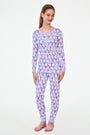 Roller Rabbit Kids Cheer Berry Monkey Pajamas